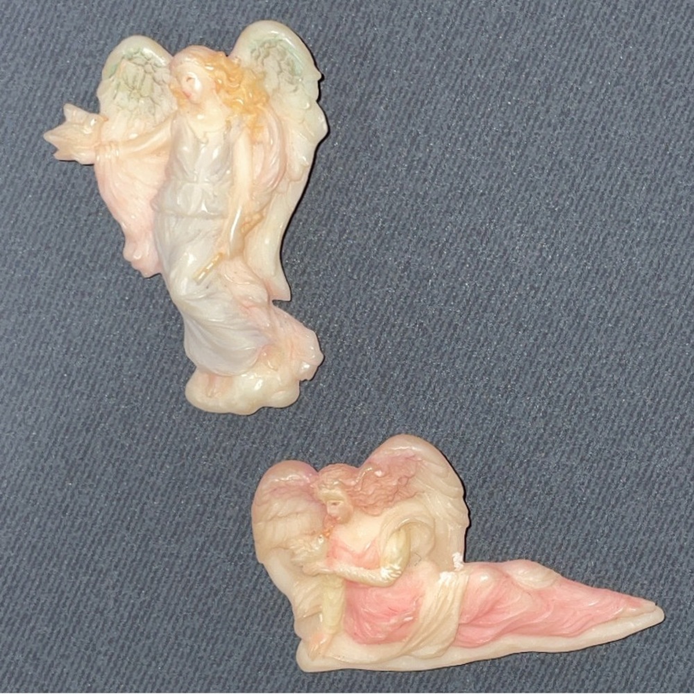 Roman Inc. Seraphim Classics 1995 & 1996 Vintage Angel Brooches